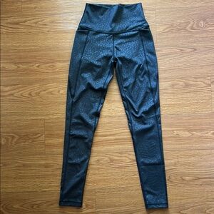 High-Waisted Black Leggings